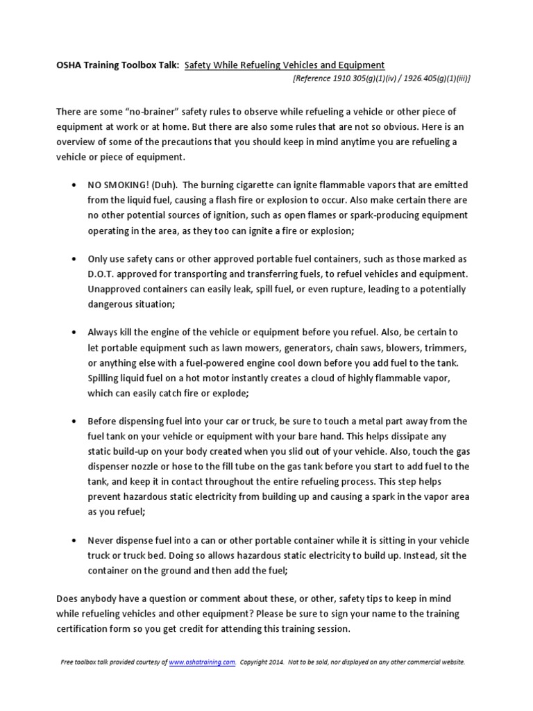 OSHA_Training_Toolbox_Talk__Preventing_Fires_While_Refueling_Vehicles