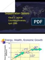 Sequestration Options: Klaus S. Lackner Columbia University April 2006