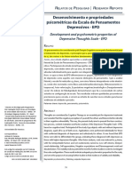 Desenvol e Propriedades Psicom de Escala de Pensamentos Depressivos EPD