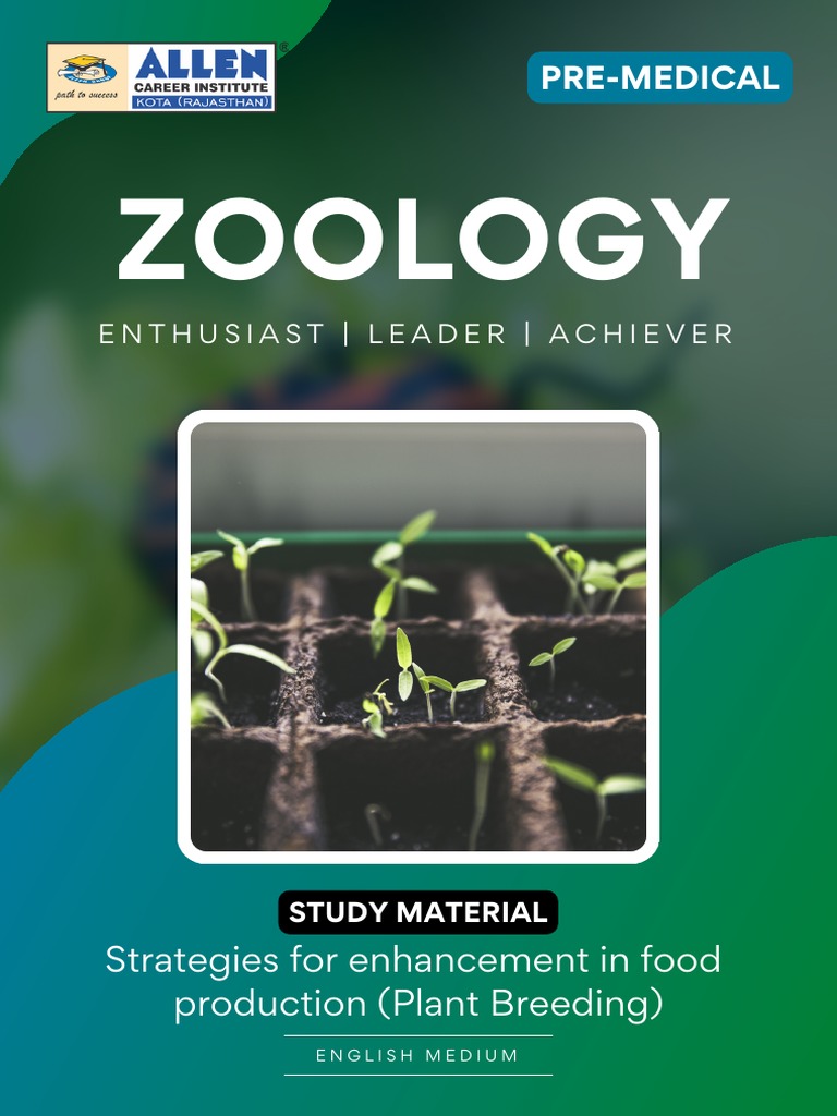 Plant Breeding PDF Plant Breeding Agriculture