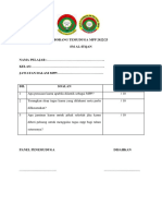 Borang Temuduga MPP 2022