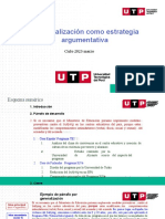 Modelos de Estrategias en El Desarrollo de Un Texto Argumentativo