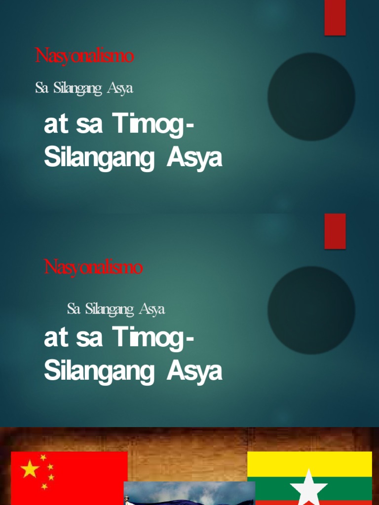 G7 Ap Q4 Week 3 Pagbuo Ng Nasyonalismo Sa Asya Pdf
