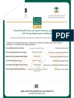 VAT Registration Certificate