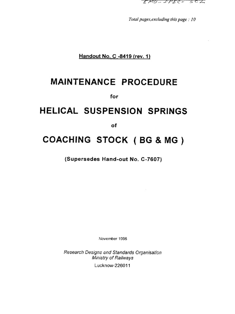 C 8419 Rev 1 | PDF