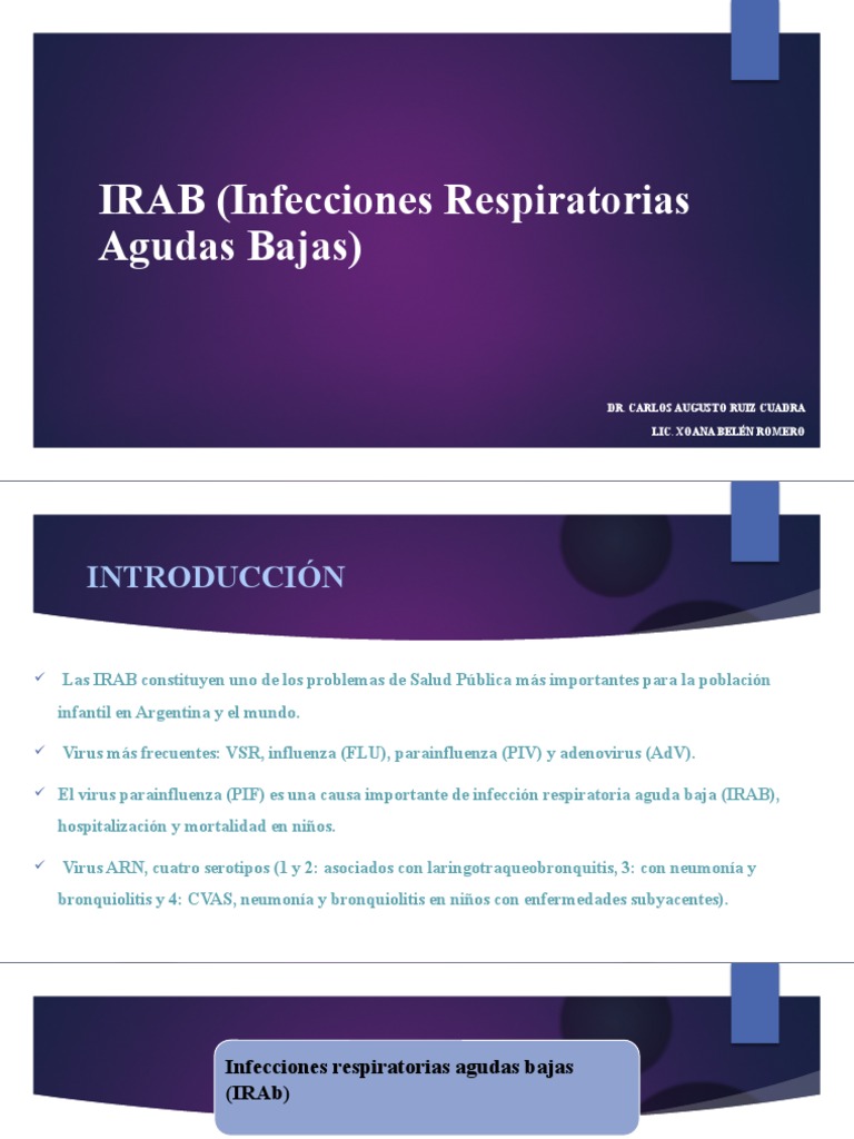 IRAB | PDF | Neumonía | Enfermedades respiratorias