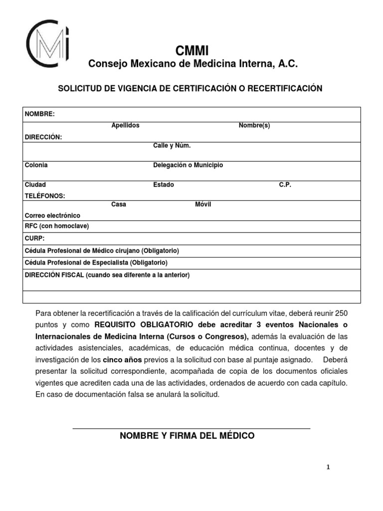 Formato_Evaluacion_Curricular_CONACEM | PDF | Medicina | Doctorado