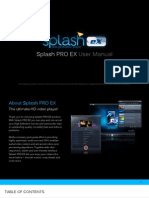 SplashPRO EX User Manual