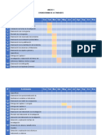 Cronograma de Actividades