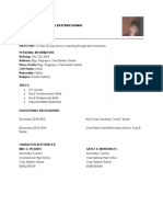 Sample Resume