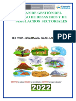 Plan de Gestión Del Riesgo de Desastre - Ie.i 337-2022