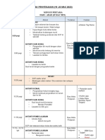 JADUAL TRANSISI 4 Minggu