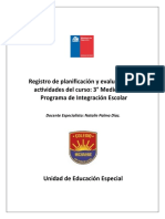 Registro PIE 3°MEDIO 2023