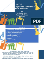 PPT-5 objectives&DAGMAR&AUdience Selection