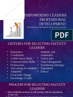 Empowering Leaders Professional Development Eastman