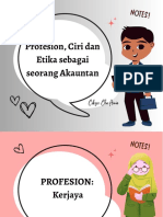 Profesion, Ciri Dan Etika Sebagai Akauntan