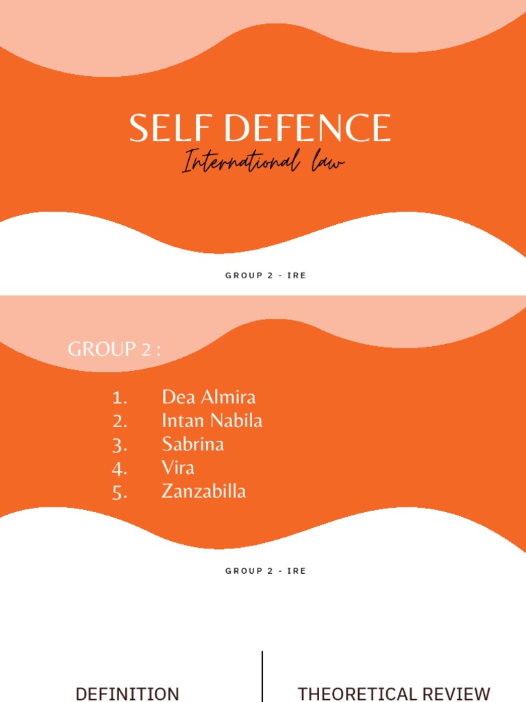 Self Defence PDF