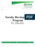 Faculty Development Program SY. 2022-2023