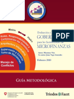 Guía para evaluar  y la gobernabilidad en Microfinancieras