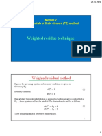 Week 3 (II) - Weighted Residual Method