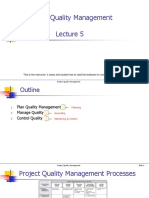 Lecture 5 - Project Quality Management V2