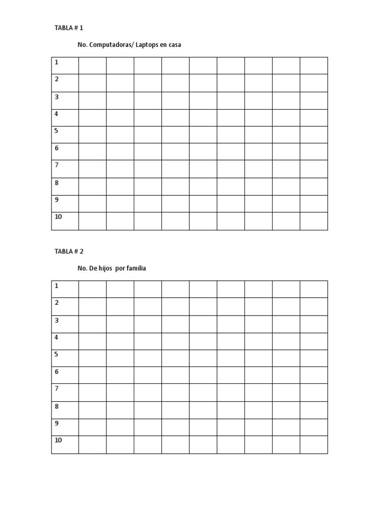 TABLA Estadistica PDF