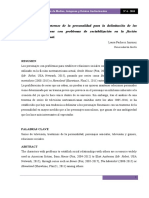 El Uso de Los Trastornos de La Personalidad para La Delimitación de Los - Personajes Femeninos Con Problemas de Sociabilización en La Ficción - Norteamericana Actual