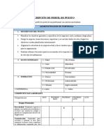 Tarea de Descripción Del Puesto Hecho