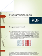 Programación Lineal