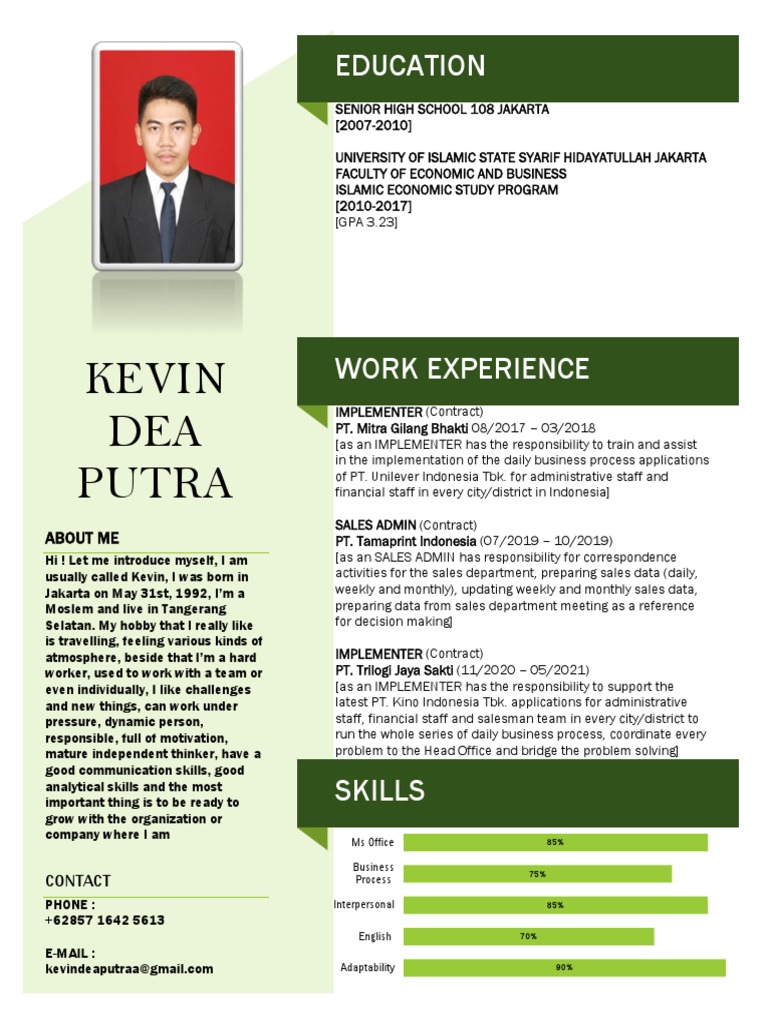Kevin Dea's CV and Work Experience | PDF