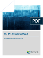 The IIA's Three Lines Model