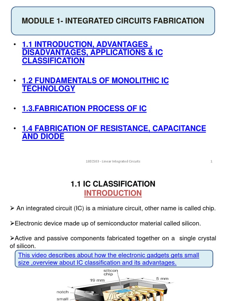 18ECS03 - Linear Integrated Circuits | PDF