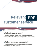 Relevance of Customer Service