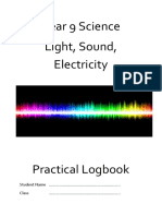 2023 Light, Sound, and Electricity Practical Manual