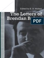 The Letters of Brendan Behan by Brendan Behan, E. H. Mikhail