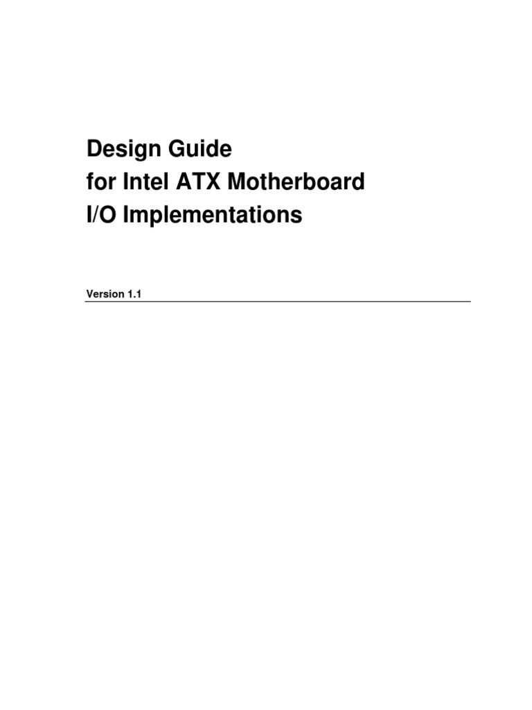ATX IO Implementations 11 | PDF | Computer Science | Electrical Engineering