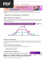 Measures of Dispersion in Statistics (Definition & Types)