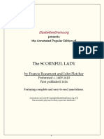 The Scornful Lady Annotated