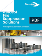 Blazequel Aerosol Fire Suppression System Brochure