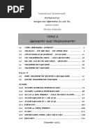 Topic 3. Geometry and Trigonometry