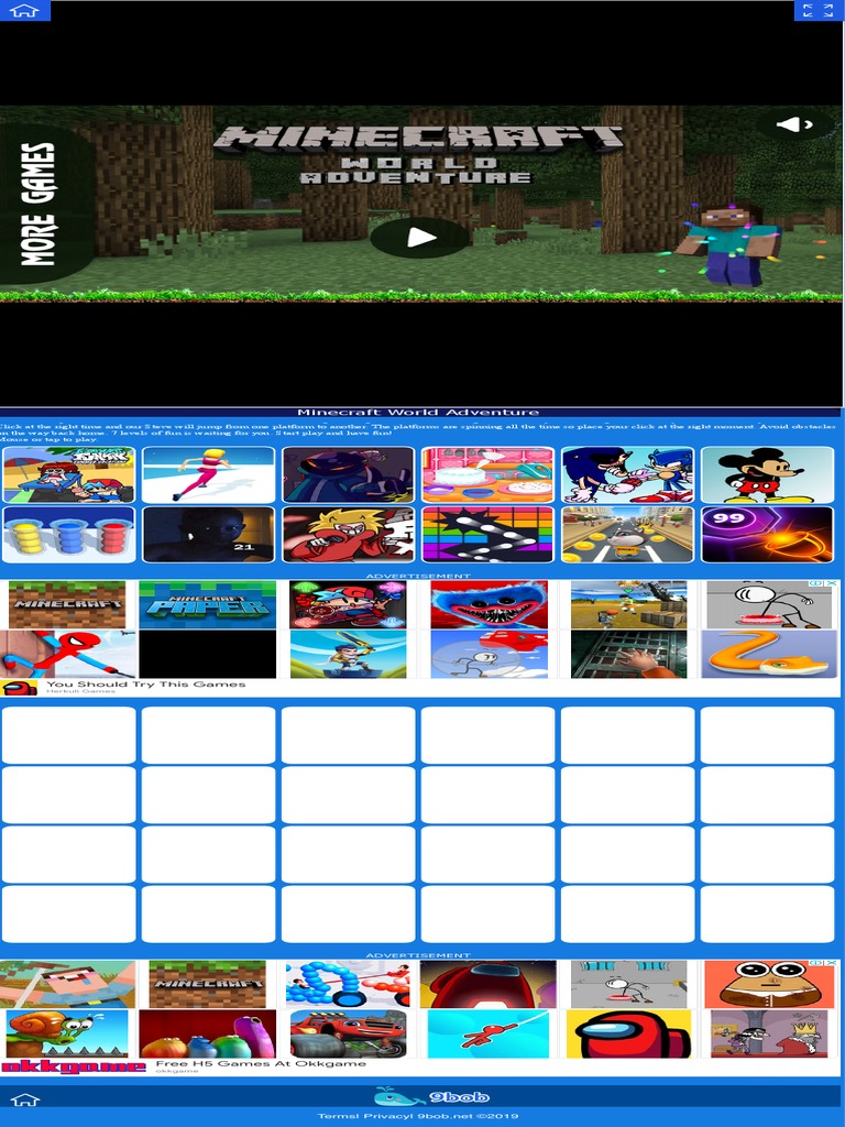 Minecraft World Adventure Online Game | PDF