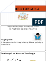 Mother Tongue 3-Bahagi NG Aklat