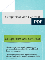 Comparison and Contrast