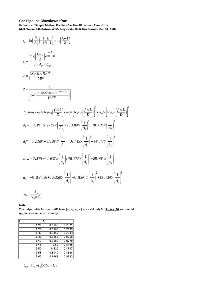 246554616GasPipelineBlowdownTime PDF