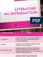 Literature and Technical Writing.