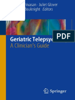 Geriatric Telepsychiatry A Clinician's Guide 2017