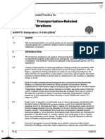 Evaluation of Transportation-Related Earthborne Vibrations, 2004