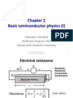 Chapter 2 Basic Semiconductor Physics I