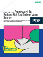 Scrum - A Framework To Reduce Risk and Deliver Value Sooner - English