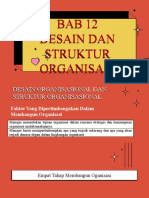 Bab 12 Desain Dan Struktur Organisasi